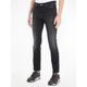 5-Pocket-Jeans TOMMY JEANS "SCANTON SLIM" Gr. 38, Länge 34, schwarz (denim black) Herren Jeans 5-Pocket-Jeans