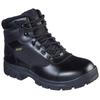 Berufsschuh SKECHERS "WASCANA - BENEN" Gr. 39, schwarz, 39, Leder, Schuhe, mit Profillaufsohle