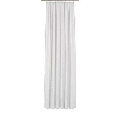 Gardine WIRTH "Chloé", braun (braun, weiß), B:700cm H:160cm, Polyester, Gardinen, Fertig-Store mit FB 1:3 nach Maß Image