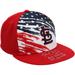 Paul Goldschmidt St. Louis Cardinals Autographed Game-Used Red USA Cap vs. Atlanta Braves on July 4, 2022 with Multiple Inscriptions