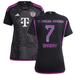 Women's adidas Serge Gnabry Black Bayern Munich 2023/24 Away Replica Player Jersey