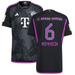 Men's adidas Joshua Kimmich Black Bayern Munich 2023/24 Away Authentic Player Jersey