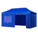 Arlmont & Co. Amber-Lee Steel Pop-up Canopy Metal/Steel/Soft-top in Blue | 10ft x 20ft | Wayfair 93FD561BC63F4C548647728E75BD743C
