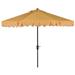 Birch Lane™ Iago 100.79" Outdoor Umbrella Metal in White/Yellow | 98.82 H in | Wayfair E5C89E3304EE494CB73CAF7D78FD8968