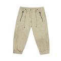 Nike Womens Cropped Pants Capri Joggers Beige 213236 168 Cotton - Size 36 (Waist)