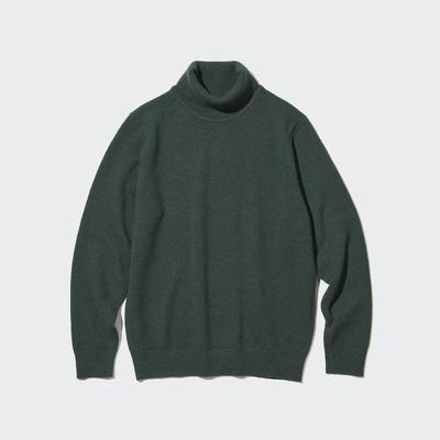 Uniqlo - Wool Turtleneck Jumper - Green - XS