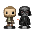 Funko POP! 2-PACK Darth Vader & Obi-Wan Kenobi (Metallic)- Star Wars: Obi-Wan Kenobi