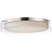 Maxim Duo 19 3/4" Wide Satin Nickel LED Round Ceiling Light