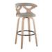 Carson Carrington Viby 30" Fixed-Height Bar Stool with Bent Wood Legs & Round Footrest (Set of 2)