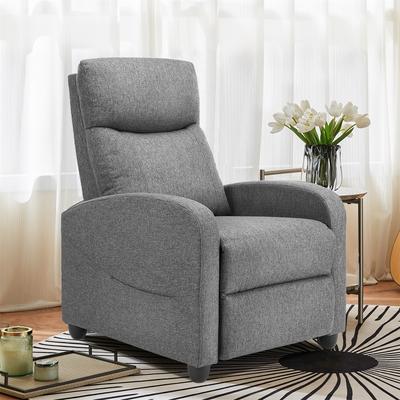 Massage Reclining Chair for Living Room, PU Leather Home Theater Seating with Lumbar Support, Single Sofa Lazy Boy Reclining