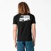 Dickies Men's Skateboarding Pool Drainage Graphic T-Shirt - Black Size 2Xl (WSSK12)