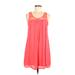 Sequin Hearts Casual Dress: Pink Dresses - Women's Size Medium