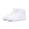 Sneaker PUMA "CAVEN 2.0 MID", Gr. 45, weiß (puma weiß, puma silber), Synthetik, unifarben, sportlich, Schuhe