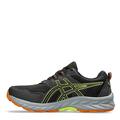 ASICS Venture 9 Waterproof Mens Trail Running Shoes Black/Yellow 7 (41.5)