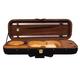 Keenso Hard Shell 4/4 Size Violin Case with Hygrometer, Reflective Material, Good Protection, Portable Design, for Musical Instrument Storage and Protection