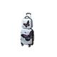 CELIMS - Polycarbonate suitcase – 4 double wheels – TSA padlock – more capacity with its gusset, white, Cabine et Vanity, Butterfly Polycarbonate