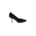 Giuseppe Zanotti Heels: Slip-on Kitten Heel Cocktail Black Print Shoes - Women's Size 36 - Closed Toe