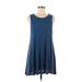 See You Monday Casual Dress - A-Line: Blue Dresses - Women's Size X-Small