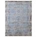 Blue/Red 120 x 96 x 0.25 in Area Rug - Bokara Rug Co, Inc. Rectangle Oriental Hand-Knotted /Viscose Area Rug in Ivory/Blue/Red Viscose/ | Wayfair
