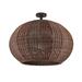 Bover Garota 1-Light 28.35" Semi Flush Mount Plastic in Brown | 28.35 W x 28.35 D in | Wayfair 3350210003U/P802