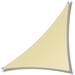 Colourtree Customize Triangle 260 GSM Super Ring Heavy Duty Sun Shade Sail, Stainless Steel in Brown | 180 W x 228 D in | Wayfair