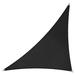 Colourtree Customize Triangle 260 GSM Super Ring Heavy Duty Sun Shade Sail, Stainless Steel in Black | 156 W x 312 D in | Wayfair