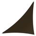 Colourtree Customize Triangle 260 GSM Super Ring Heavy Duty Sun Shade Sail, Stainless Steel in Brown | 156 W x 288 D in | Wayfair