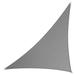 Colourtree Customize Triangle 260 GSM Super Ring Heavy Duty Sun Shade Sail, Stainless Steel in Gray | 120 W x 204 D in | Wayfair