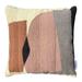 Foundry Select Sushen 100% Wool Throw Square Ivory/Pink/Gray Pillow Cover & Insert Polyester/Polyfill | 20 H x 20 W x 1 D in | Wayfair