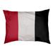 East Urban Home California Stripes Pillow Metal in Red/White/Black | Extra Large (50" W x 40" D x 17" H) | Wayfair E3A71C9B6856490A8DE78A29F3B9D714