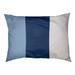 East Urban Home North Carolina Wild Dog Outdoor Dog Pillow Polyester in White/Blue | Medium (28" W x 18" D x 9.5" H) | Wayfair