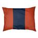 East Urban Home San Francisco Baseball Dog Pillow Polyester in Orange/Blue | Medium (28" W x 18" D x 6" H) | Wayfair