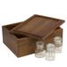 Gourmet Basics by Mikasa Wood Food Storage Container Wood/Glass in Brown | 4.5 H x 11 W x 8 D in | Wayfair 5297957