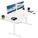 Vivo Electric 63" x 32" Height Adjustable Stand Up Desk (DESK-KIT-2B1B series) Wood/Metal in White | 25.2 H x 63.1 W x 31.5 D in | Wayfair