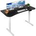 Vivo Electric 63" x 32" Height Adjustable Stand Up Desk (DESK-KIT-2B1B series) Wood/Metal in White | 25.2 H x 63.1 W x 31.5 D in | Wayfair