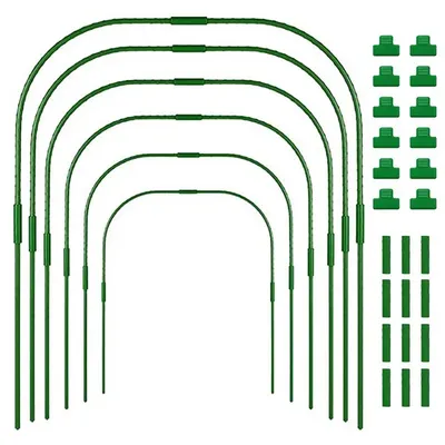 Cadre de support de jardin pour bricolage degré d'usure cerceaux de jardin tunnel de croissance