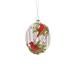 The Holiday Aisle® Gelissa Cardinals in Holly Hanging Figurine Ornament Glass in White | 5.88 H x 4.75 W x 1.75 D in | Wayfair