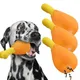 Pet Dog Toy Rubber Chicken Leg Puppy Sound Squeaker Chew Toys For Dogs Puppy Cat Interactive Pet