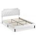 Red Barrel Studio® Emmerie King 43.00" Steel Bed Frame Metal in White | 43 H x 78 W x 85 D in | Wayfair 2A85989E9FCC48189B730AEB0086682A