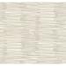 Nikki Chu Water Reed Thatch Wallpaper Non-Woven in White/Brown | 27 W in | Wayfair AG2093
