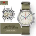 RED STAR-Montres Mécaniques pour Homme Chronographe 1963 Pilote Tianji ST19 Mouvement Air Force