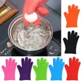 1PC Kitchen Silicone Oven Gloves Non-Slip Heat Resistant Kitchen Microwave Glove Home Restaurant