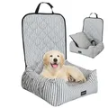 Siège d'appoint de voiture pour chien avec poches latérales housse de coffre de voyage coussin de