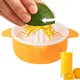 Presse-citron manuel multifonctionnel avec bol et passoire presse-agrumes portable en plastique