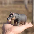 Figurines d'animaux hippopotame jouet éducatif de collection