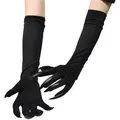 Gants à griffes pour Halloween gants de diable pour femme déguisement de carnaval gants de