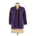 Lands' End Long Sleeve Blouse: Purple Tops - Women's Size 4