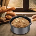 Ensemble de Moules à Gâteaux Ronds Antiadhésifs en Acier Inoxydable Poêles à Gâteaux d'Anniversaire