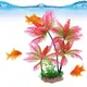 Plante aquatique artificielle avec base pour poissons arbre d'aquarium plante de simulation décor