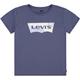 Print-Shirt LEVI'S KIDS "LVG SS BANDANA BATWING TEE" Gr. 16 (164), blau (crown blue) Mädchen Shirts T-Shirts